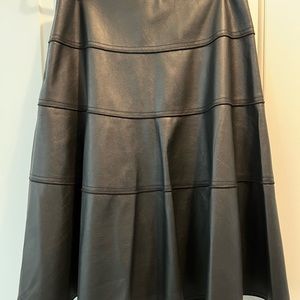 Faux leather skirt..Rebecca Taylor Beauty style, size 6, excellent condition